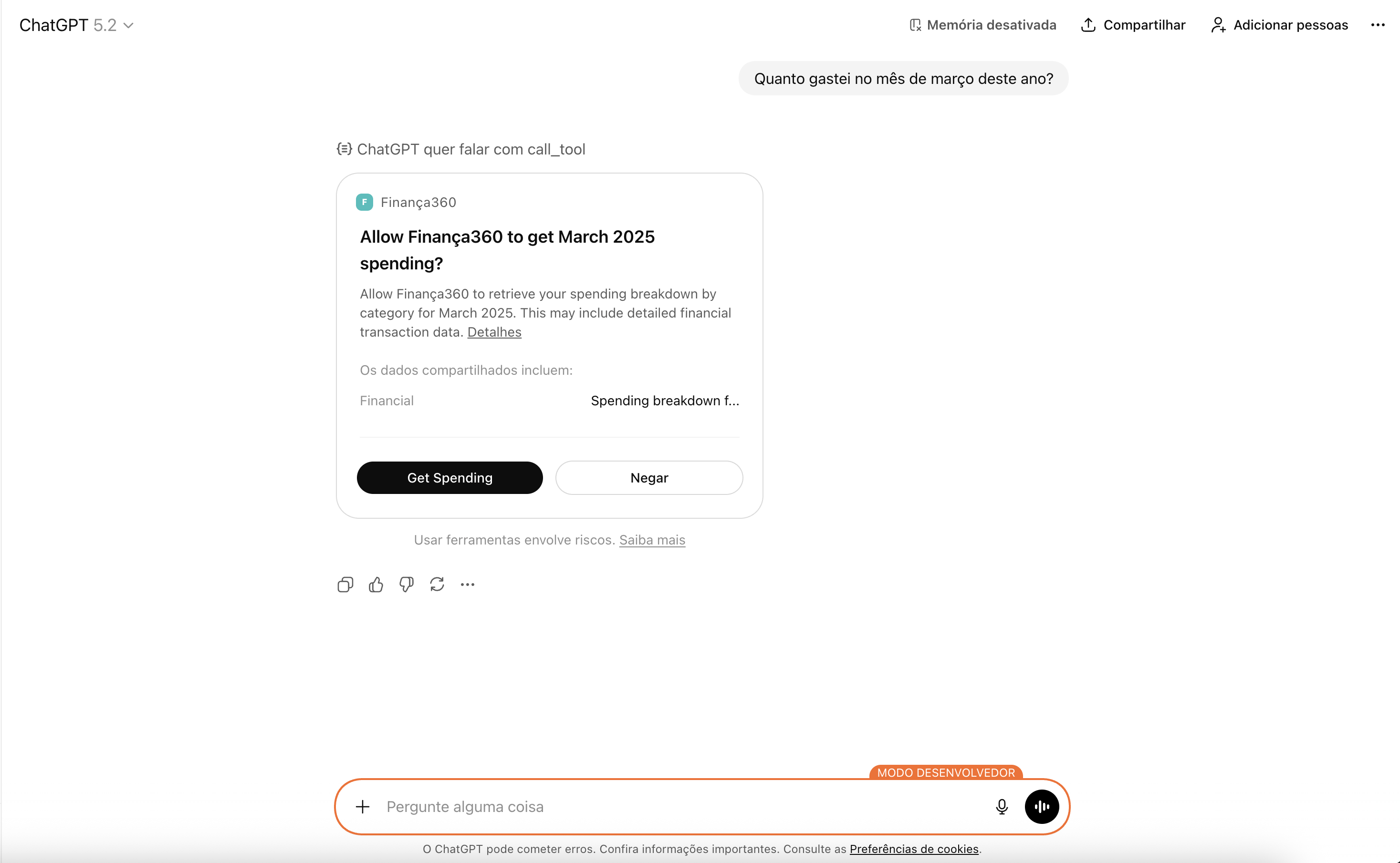 Autorizar Ferramenta